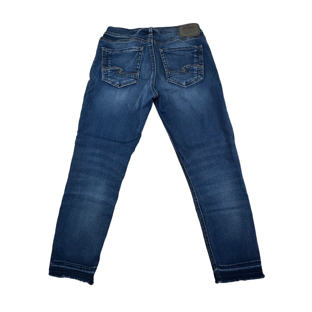 Silver Jeans Co. Avery Skinny Crop Women's Denim Jeans W27/L24